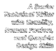 A senior information developer with usability, human factors, and graphic design skills